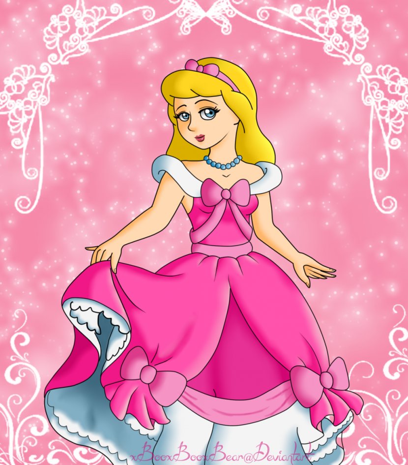Cinderella Fairy Godmother Pink Art - Heart Transparent PNG