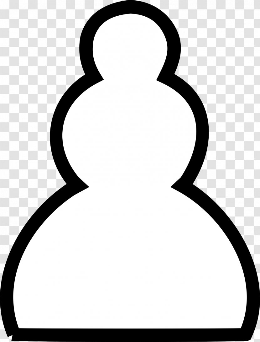 Chess Piece Pawn White And Black In Bishop - Knight - Preference Transparent PNG