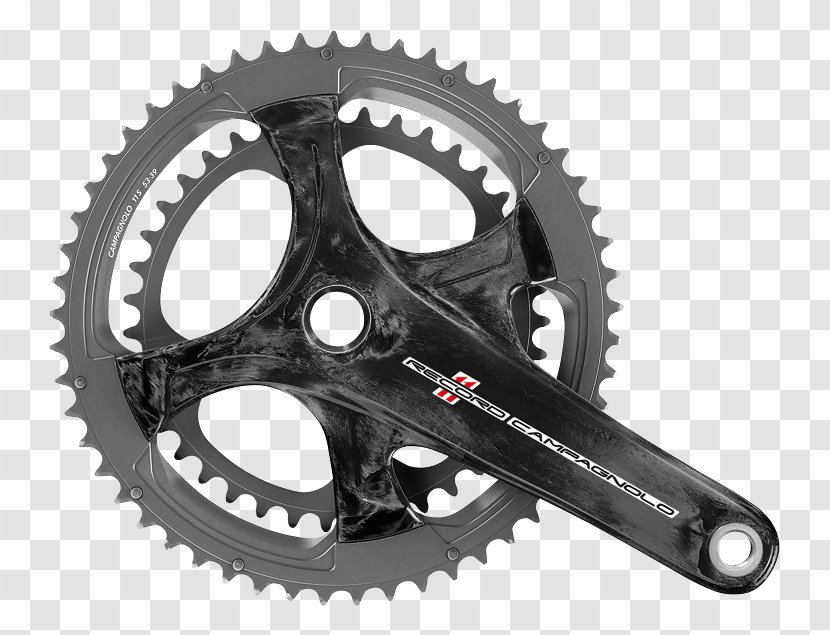 Campagnolo Record Bicycle Cranks Super Groupset - Bottom Bracket - Mechanical Transparent PNG