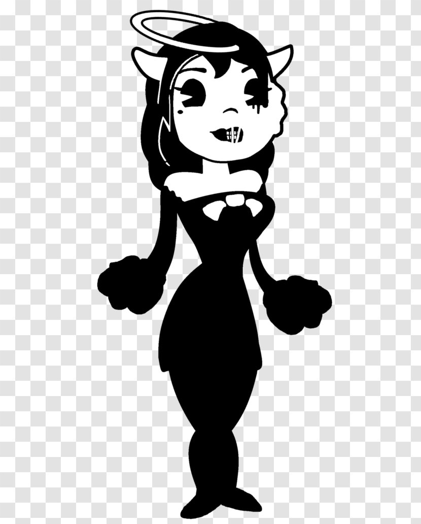Bendy And The Ink Machine TheMeatly Games Video Game - Silhouette - Clothes Draw Transparent PNG