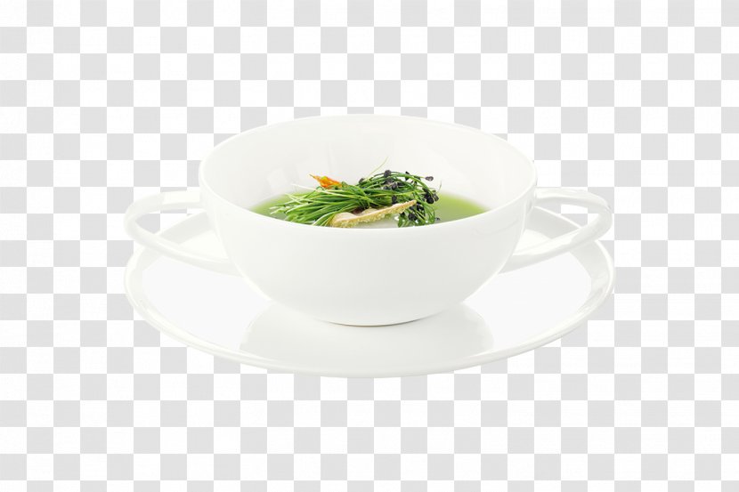 ASA 1991013 Table 2 Handled Ceramic Soup Cup With Saucer, 13.0 X 5.60cm Glossy White Coffee Bowl - Dishware Transparent PNG