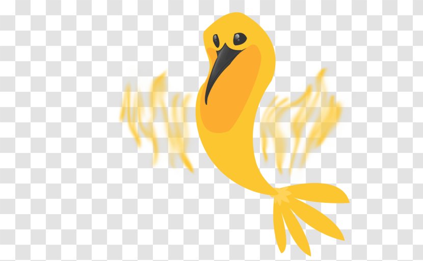 Duck Goose Cygnini Illustration Water Bird - Yellow Transparent PNG