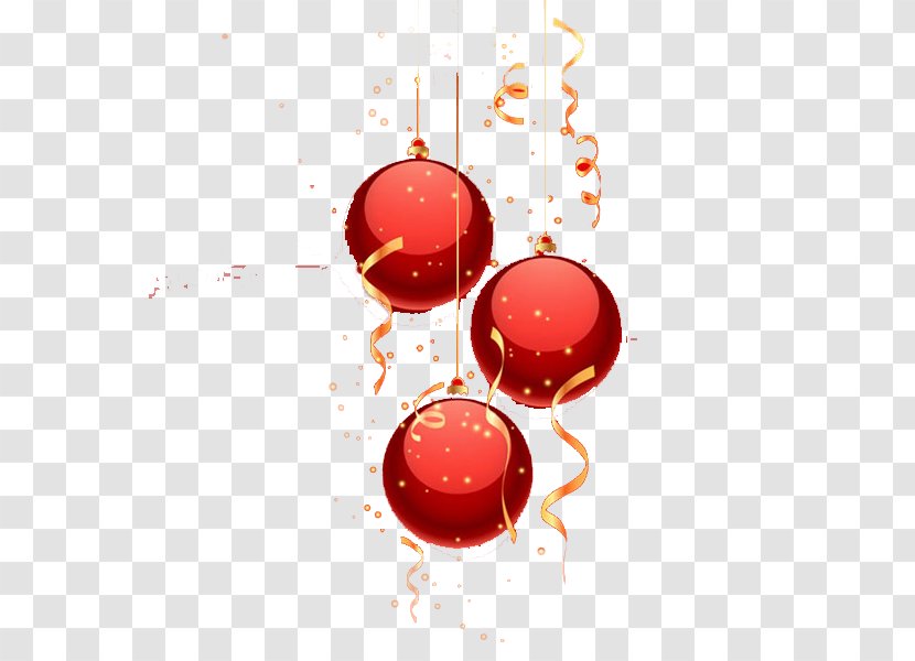 Red Christmas Ornament - Motif - Ball Transparent PNG