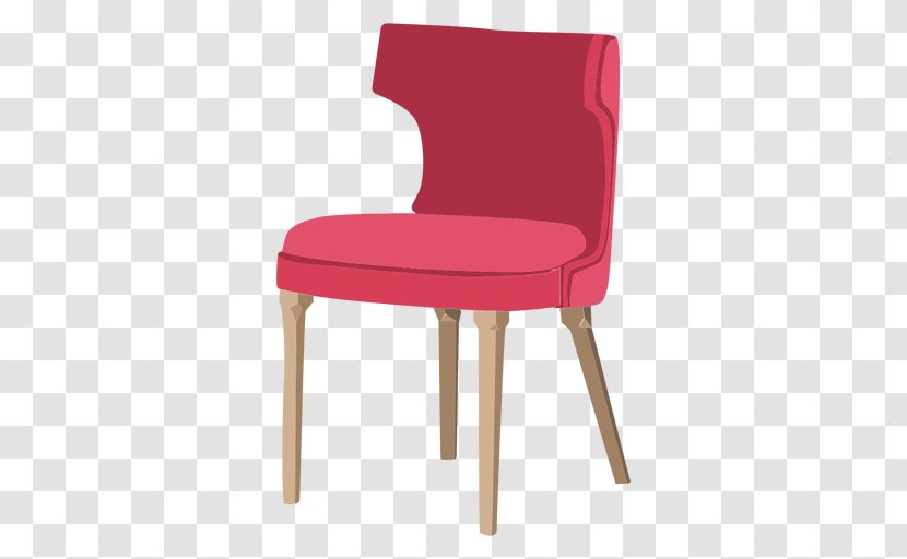 Chair Illustration Curve Furniture - Vexel Transparent PNG