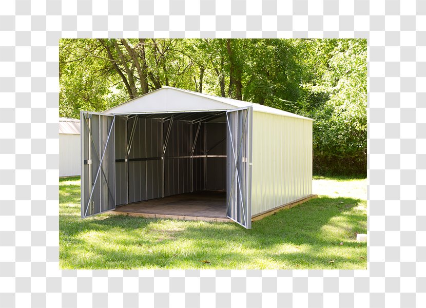 Shed Steel Building Hot-dip Galvanization - Canopy - Double Twelve Shading Material Transparent PNG
