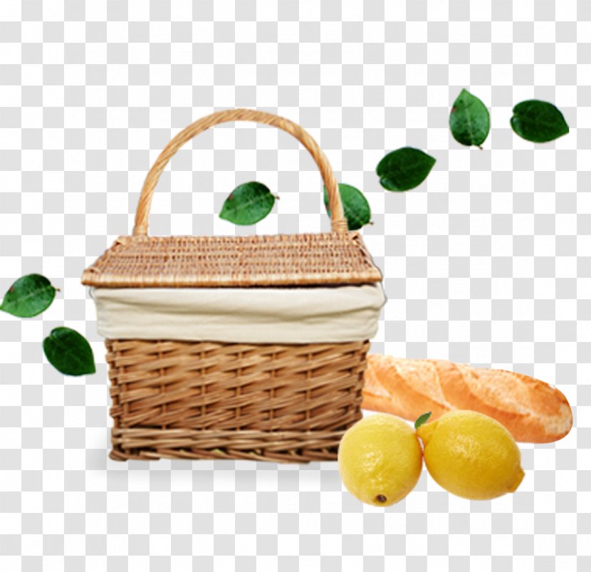 Picnic Basket Camping - Wicker - Creative Elements Transparent PNG
