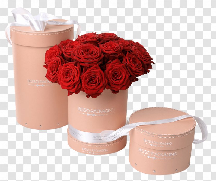 Garden Roses Packaging And Labeling Box Cardboard Paper - Carton Transparent PNG