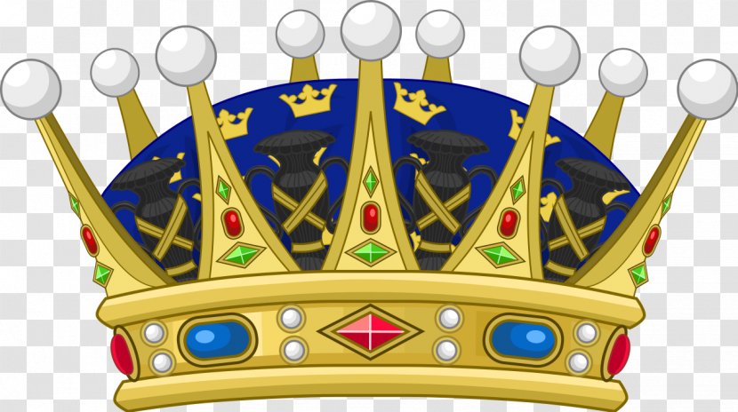 Rey Crown Duke Royal Family Clip Art - Vector Gold Transparent PNG