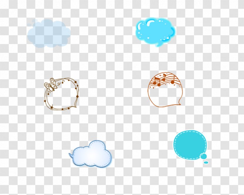 Cloud Download Speech Balloon - Body Jewelry - Cute Transparent PNG