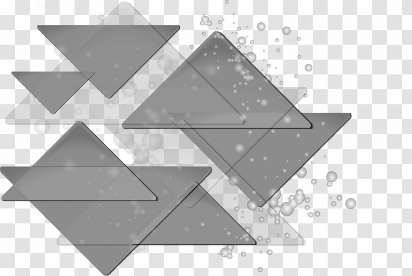 Triangle Grey - Poster - Dream Gray Transparent PNG