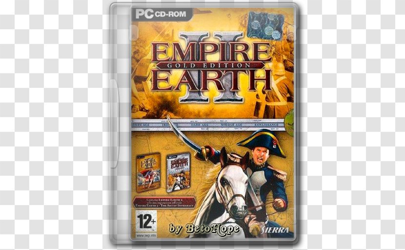 Empire Earth II: The Art Of Supremacy III Earth: Conquest Age Empires PC Game - Expansion Pack - Gold Transparent PNG