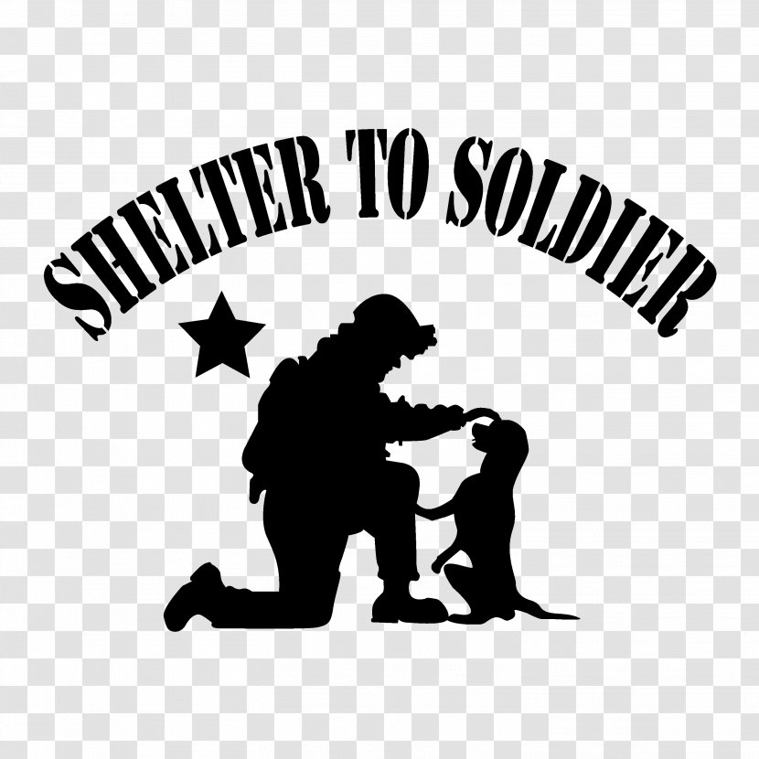 Shelter To Soldier Service Dog Animal Organization - Black Transparent PNG