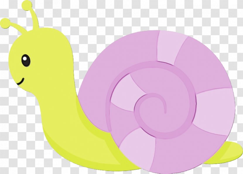 Pink Clip Art Snail Snails And Slugs Transparent PNG