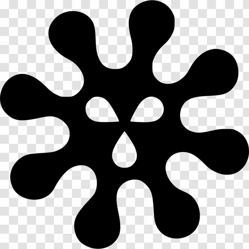 Virus - Black And White - Symbol Transparent PNG