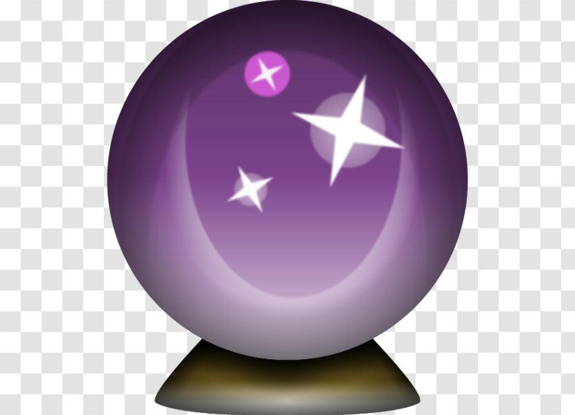Magic 8-Ball Emoji Crystal Ball Sticker - Fortunetelling - Fortune Transparent PNG