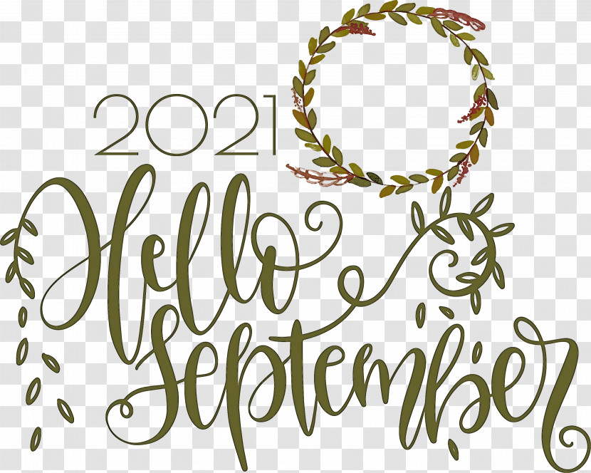 Hello September September Transparent PNG