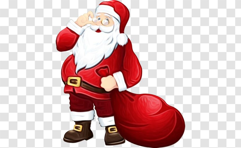 Santa Claus Cartoon - Secret - Christmas Eve Transparent PNG