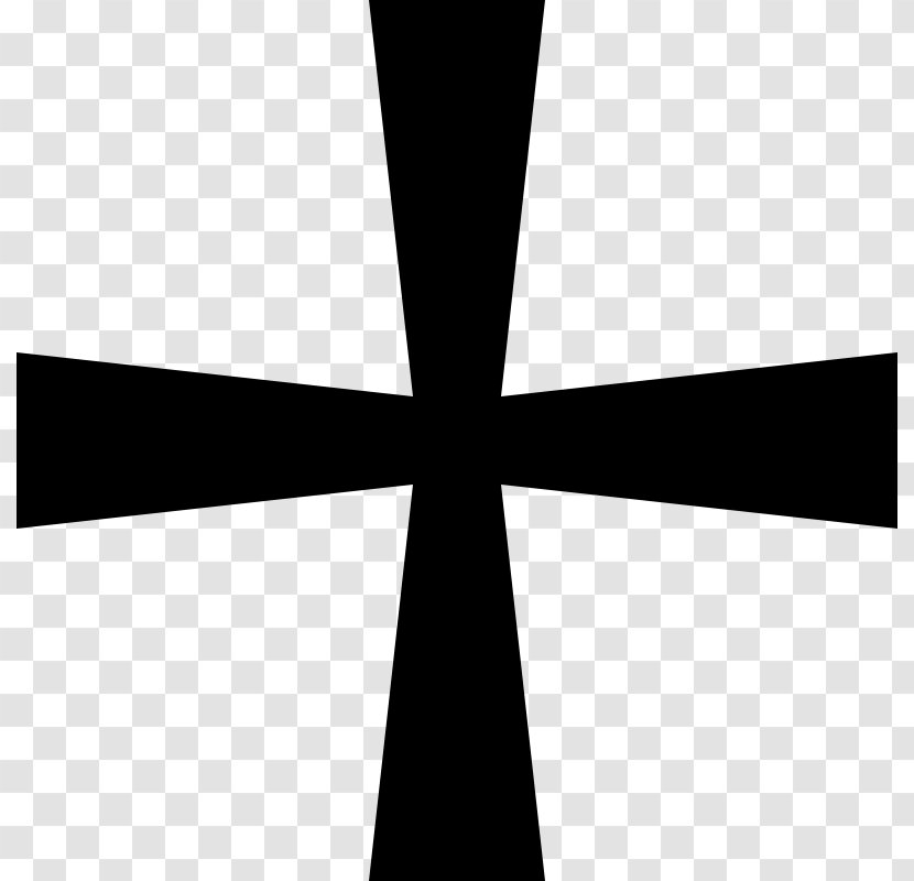 Occitan Cross Sticker Narbonne Knights Templar - Sign Of The Transparent PNG