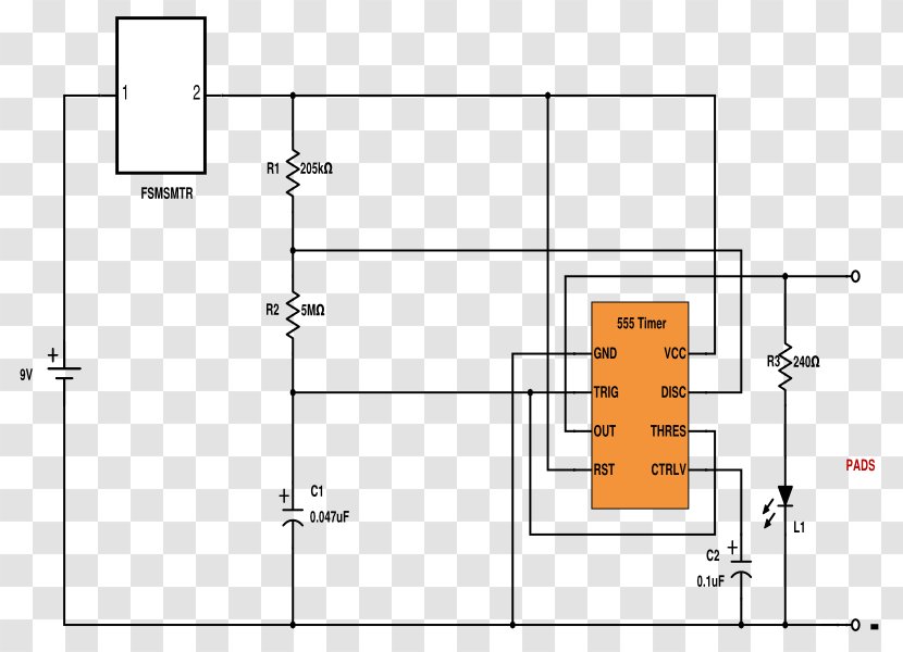 Drawing Electronic Circuit Diagram - Area - Design Transparent PNG