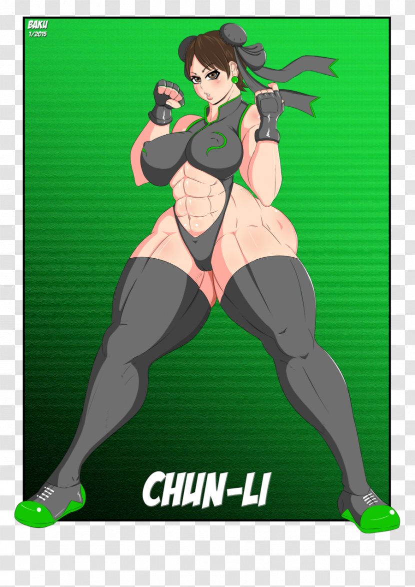 Fiction Cartoon Character Muscle - Chun Transparent PNG
