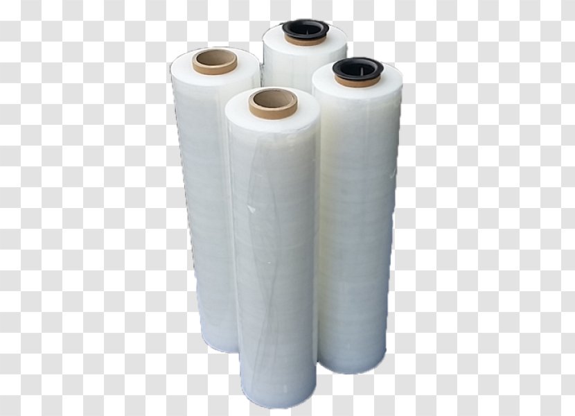 Plastic Cylinder - Stretc Film Transparent PNG