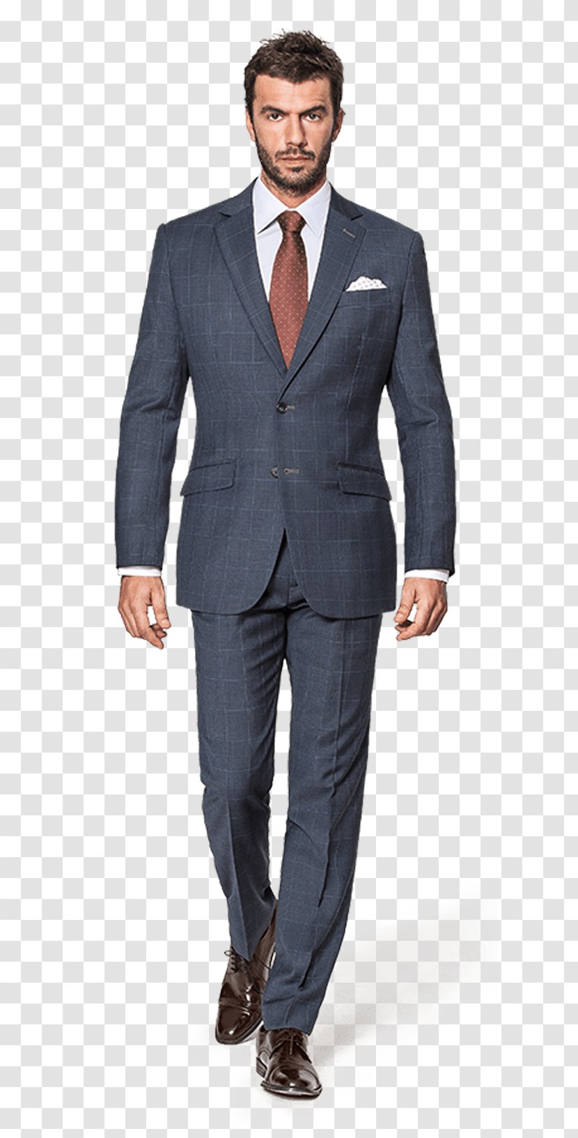 Suit Online Shopping Tuxedo Navy Blue - Outerwear Transparent PNG