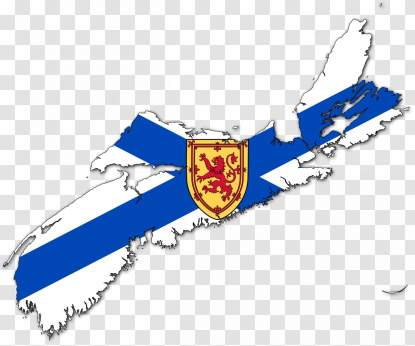 Colony Of Nova Scotia Flag Map Stock Photography - Wing Transparent PNG