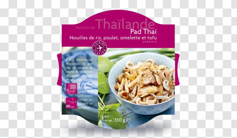 Vegetarian Cuisine Thai Pad Dish Picard Surgelés - Food Transparent PNG