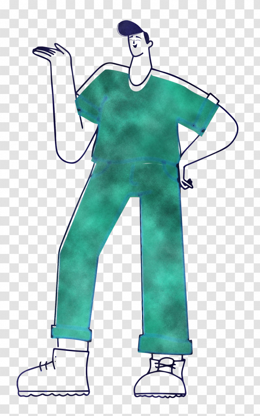 Boy Standing Transparent PNG