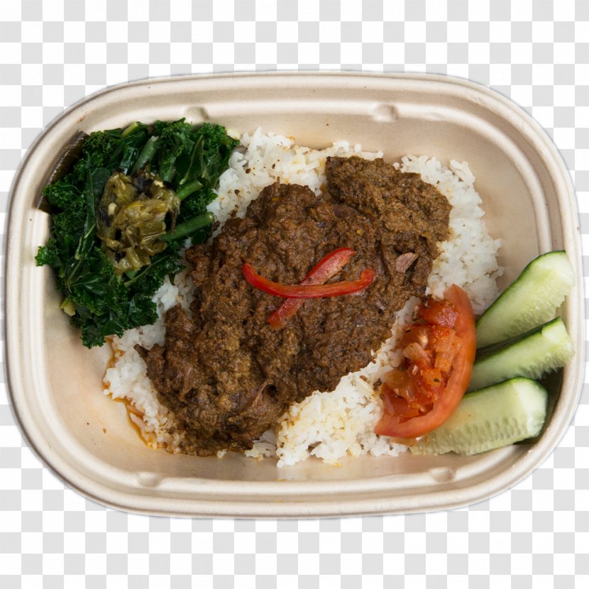Rendang Vegetarian Cuisine Curry Cooked Rice Food - Stew - Bali Mockup Transparent PNG