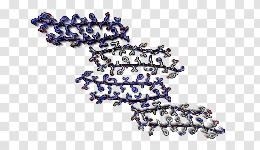 Cobalt Blue University Of California, Los Angeles Fibril Amyloid Body Jewellery - Jewelry Making Transparent PNG