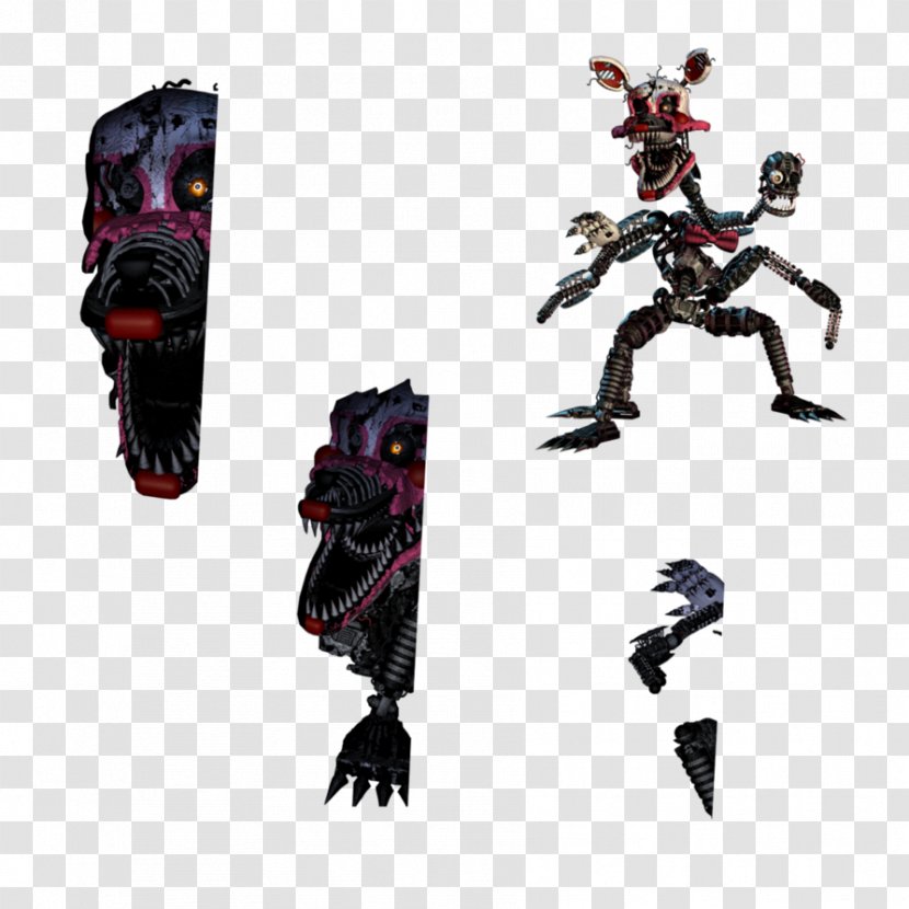 Five Nights At Freddy's 4 Freddy's: Sister Location Mangle Nightmare Animatronics - Brain - Foxy Transparent PNG