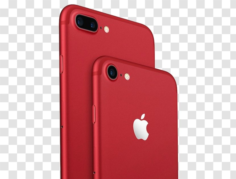 Apple IPhone 7 Plus Product Red Virgin Mobile USA Telephone - Iphone Transparent PNG