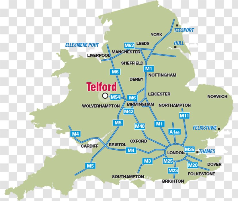 Telford Google Maps Clip Art - Map Collection Transparent PNG