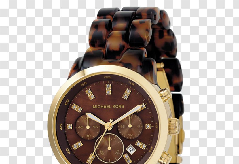 Watch Chronograph Tortoiseshell Clothing Designer - Fossil Group - Michael Kors Transparent PNG