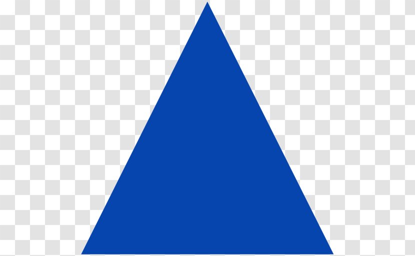 Triangle Blue Shape - Azure Transparent PNG