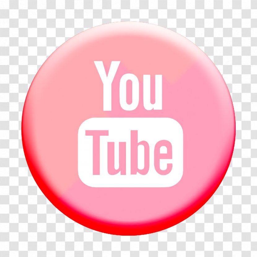 Youtube Icon Social Media Pink Magenta Logo Transparent Png