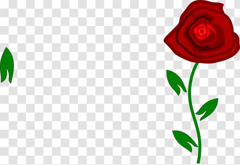 Rose Clip Art - Plant Stem - Red Flowers Transparent PNG