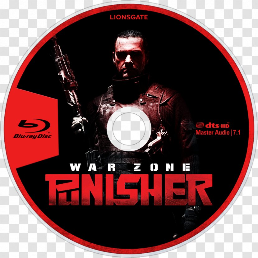 The Punisher DVD YouTube Blu-ray Disc - Logo - War Zone Transparent PNG