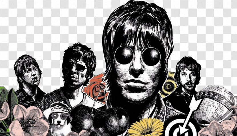 Oasis Lord Don't Slow Me Down Believe The Truth Tour (What's Story) Morning Glory? - Cartoon - Rock Band Transparent PNG