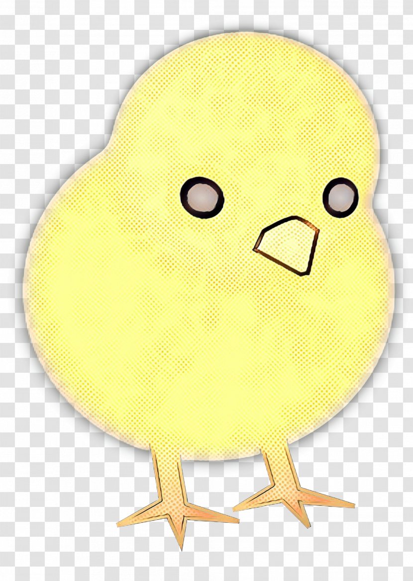 Yellow Cartoon Beak Bird Clip Art - Smile Sticker Transparent PNG