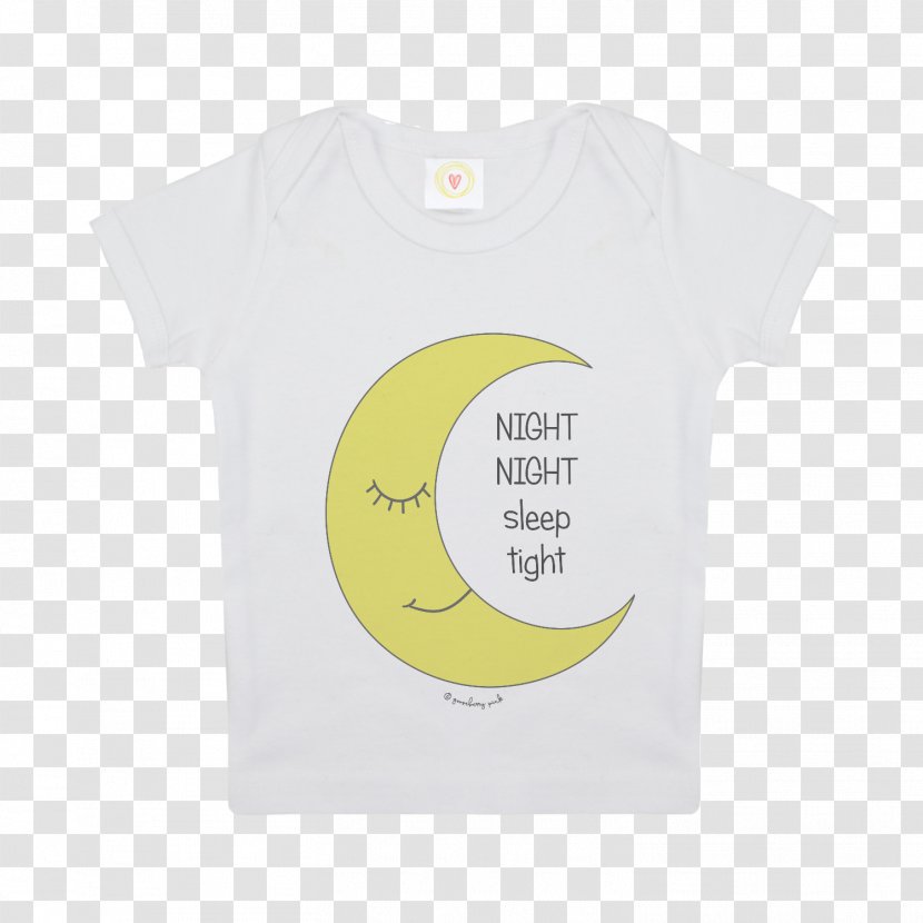 T-shirt Sleeve Neck Font - Moon Baby Transparent PNG