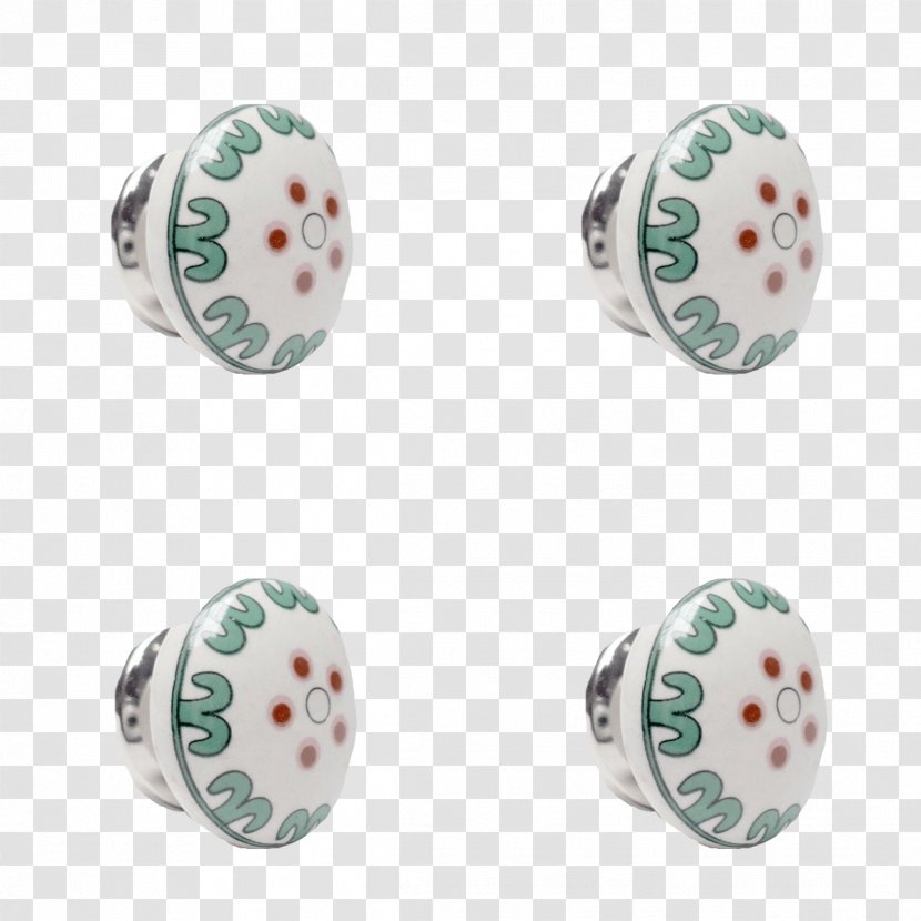 Bead Ceramic Material Body Jewellery - Green - Knob Design Transparent PNG