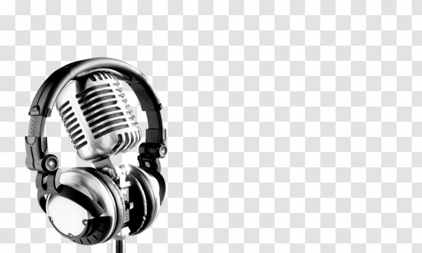 Microphone Internet Radio Piano Broadcasting - Watercolor Transparent PNG