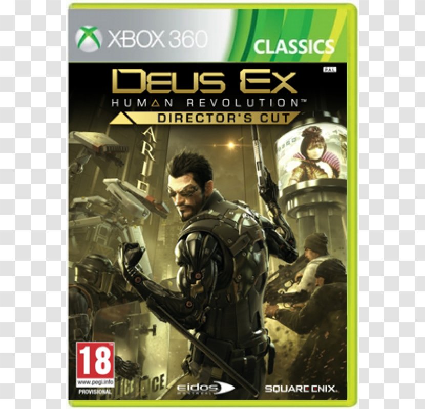 Deus Ex: Human Revolution Mankind Divided Xbox 360 Wii U - Video Game Software - Ex Go Transparent PNG