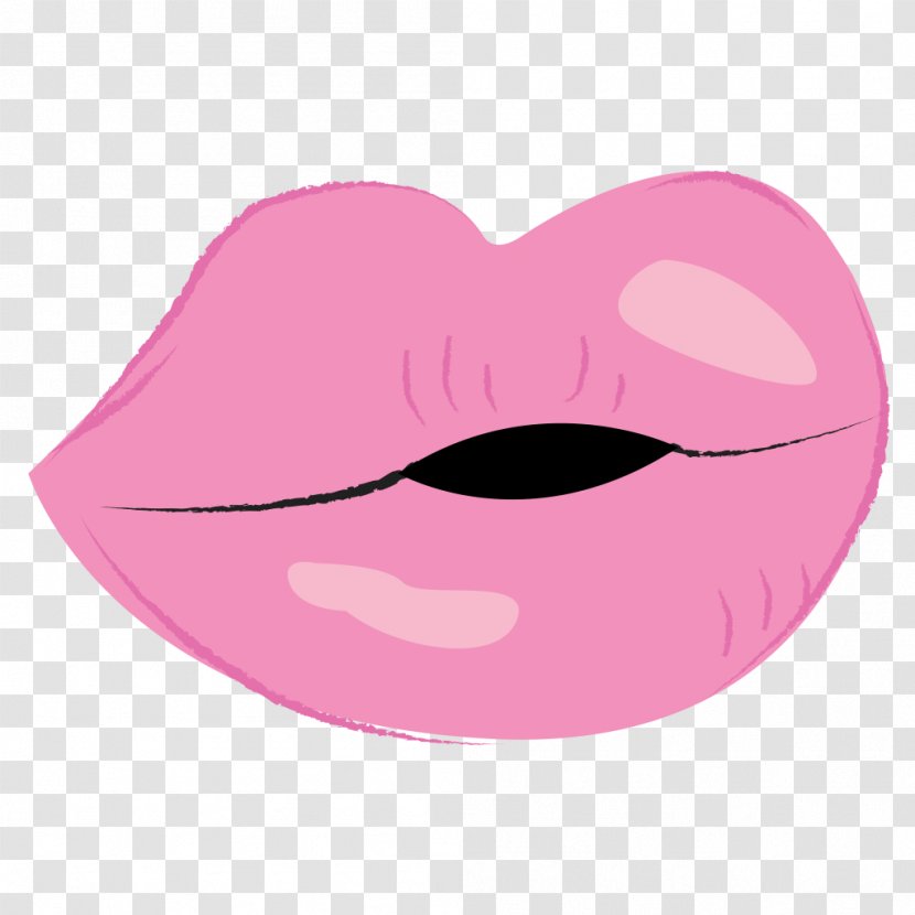 Eye Cheek Mouth Clip Art - Heart - Pink And Tender Cream Anti Sai Transparent PNG