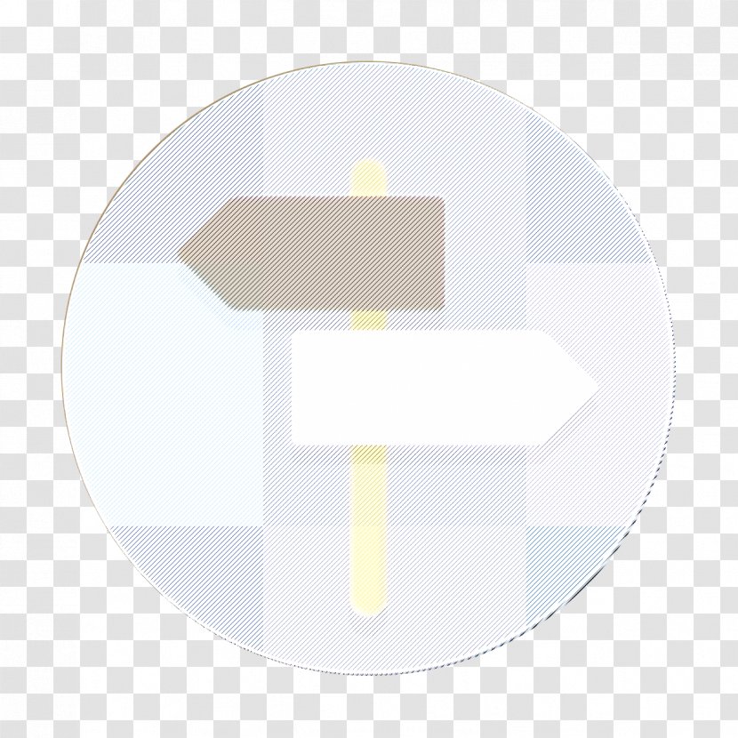 Crossroads Icon Direction Sign - Text - Table Logo Transparent PNG