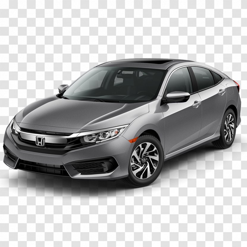 2016 Honda Civic LX CVT Sedan Car Chevrolet Continuously Variable Transmission - Automotive Lighting Transparent PNG