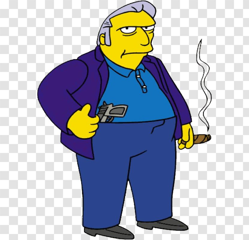 Fat Tony Patty Bouvier Homer Simpson Maggie Bart - Simpsons Transparent PNG