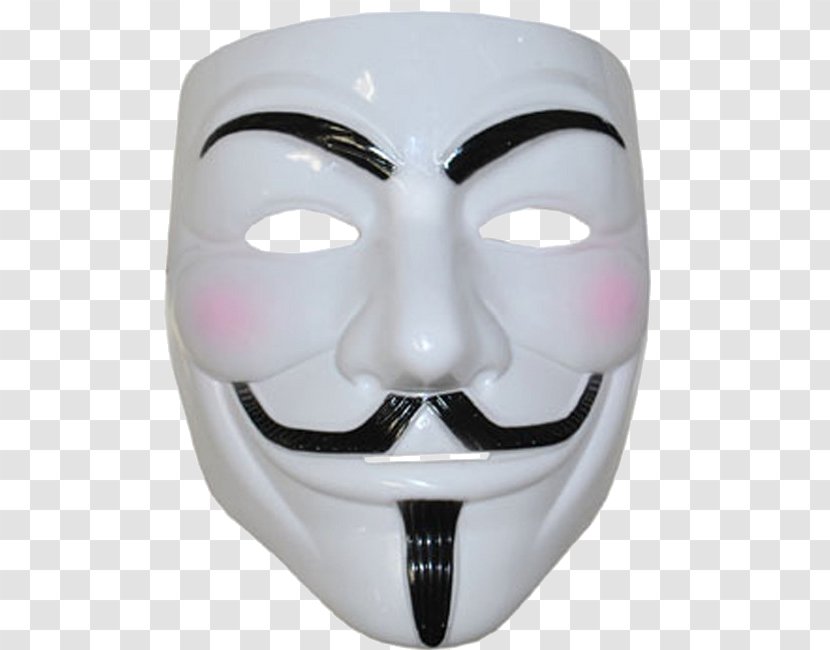 Guy Fawkes Mask Anonymous Toy Costume - Party Transparent PNG